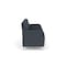 Lesro Siena 3 Seat Tandem Seating, Brushed Steel, RS NightSky Back, MD Farro Seat, RS NightSky Panels SN3103 - alternate 2